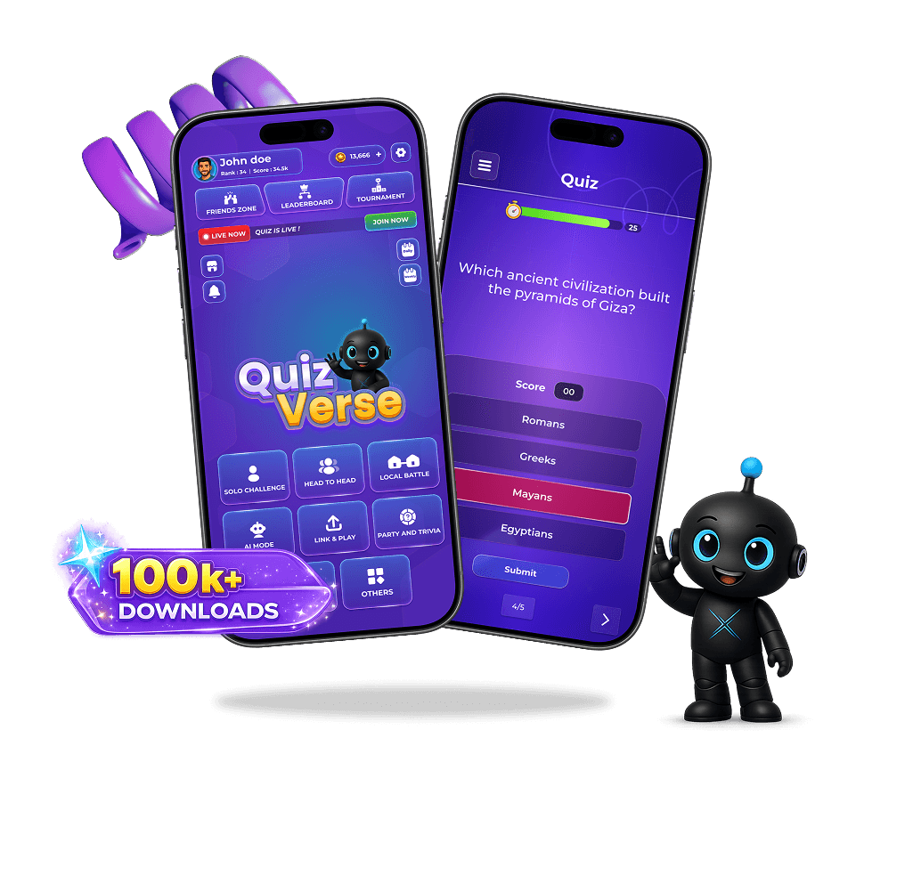 QuizVerse — AI Quiz Generator, Adaptive Learning & Live Trivia